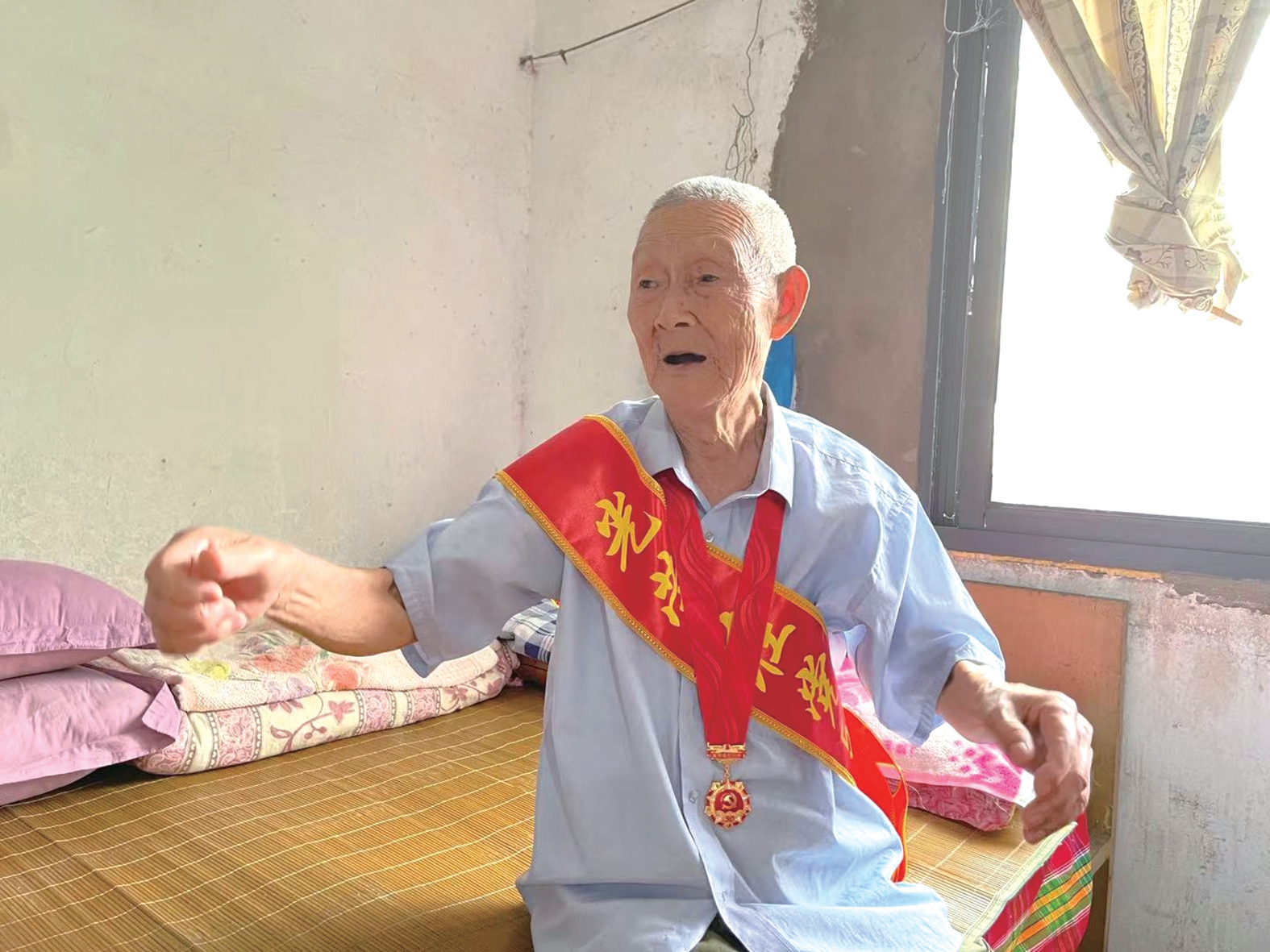 退伍老兵宋財旺:轉戰大江南北 94歲仍愛唱軍歌